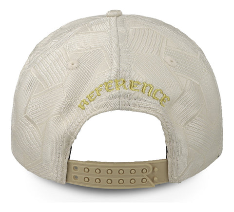 Gorra Reference Luxe Silver Geometric Ref428 Blanco Unitalla