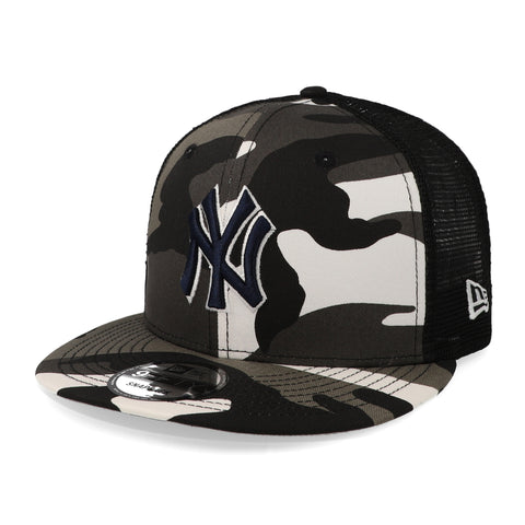 Gorra New Era 9 Fifty MLB Yankees Camo E3 Negro Unitalla