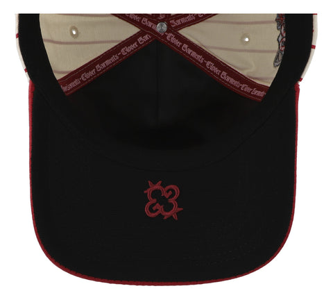 Gorra Clover Garments Clover G Blanca Roja Ss24 Unitalla