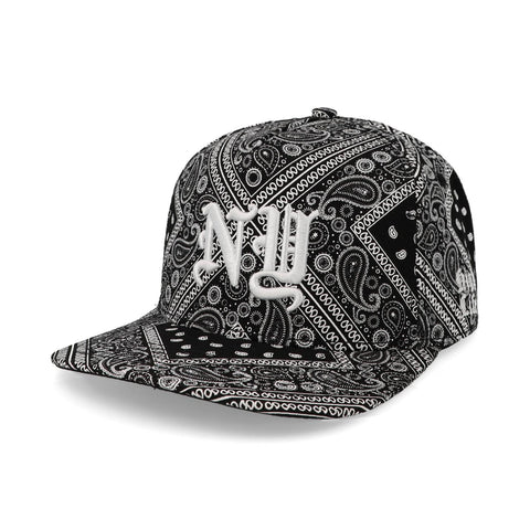 Gorra Cash Only Ny White Paño Negro Unitalla