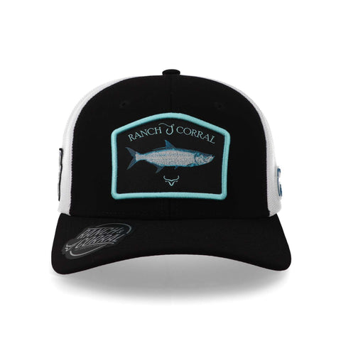 Gorra Ranch & Corral Tarpon 07 Rcfs7 Negro Bco Unitalla