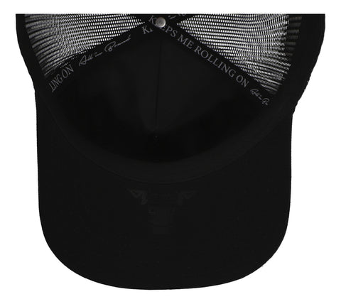 Gorra All In Chrome Trucker Negro Con Verde Unitalla