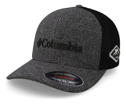 Gorra Columbia Mesh Ballcap Gris Cerrada