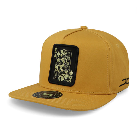 Gorra Jc Hats King Card 1852 Yellow Negro Unitalla