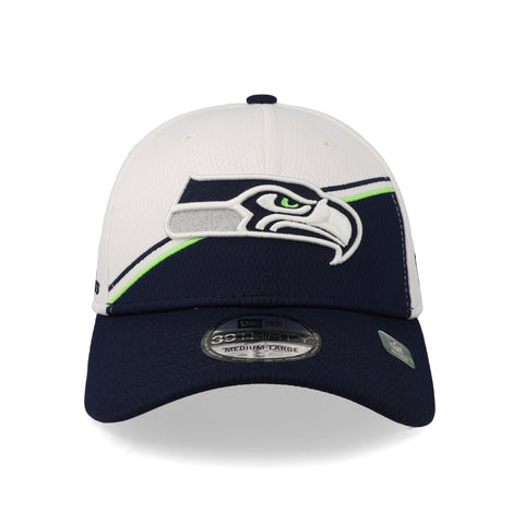 Gorra New Era 39 Thirty NFL Seahawks Sideline 23 Cerrada