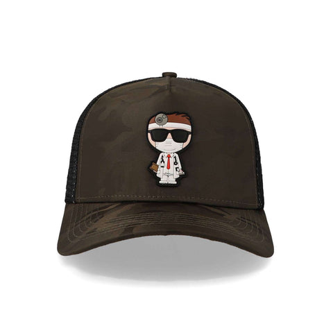 Gorra Viacci Doctor Trucker Camo Cafe Unitalla