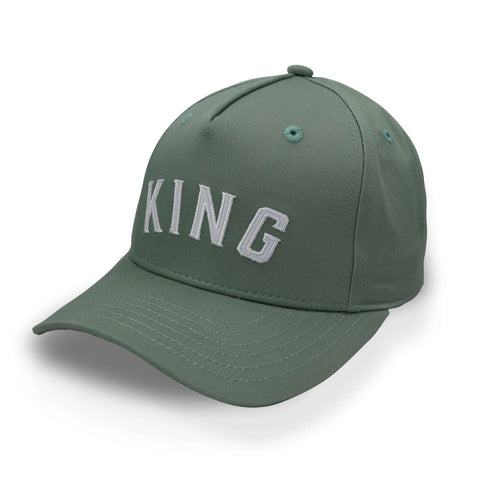 Gorra King London Aw22stcm Staple Curved Peak Verde Unitalla