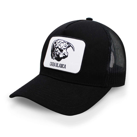 Gorra Cara Blanca Myp221298 Parche Negro Cb Unitalla