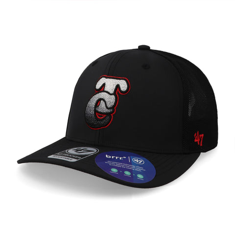 Gorra '47 LMP Tomateros Volcanic Trucker Negro Unitalla