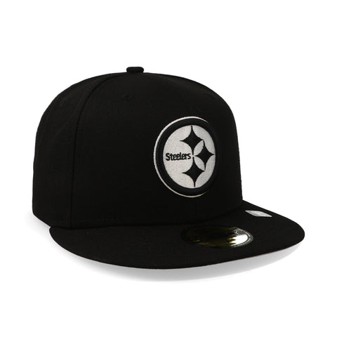 Gorra New Era 59 Fifty NFL Steelers League Basic Cerrado