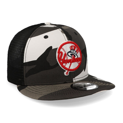 Gorra New Era 9 Fifty MLB Yankees Camo E3 Café Unitalla