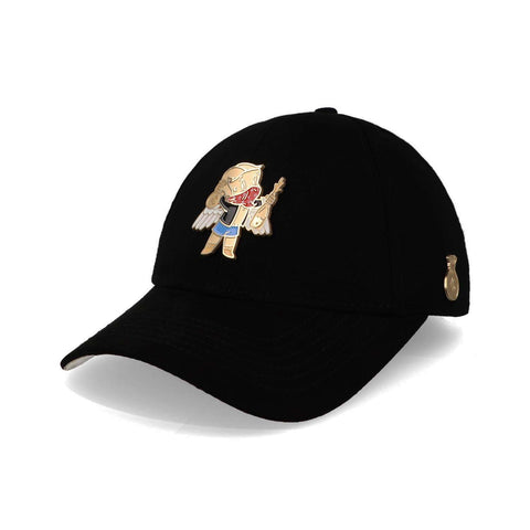Gorra Cash Only Ricky Gold Curve Negro Unitalla