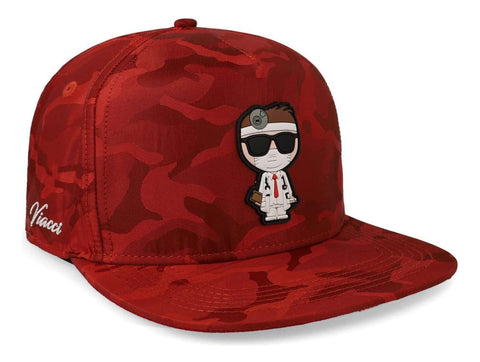 Gorra Viacci Doctor Camo Snap Rojo Unitalla