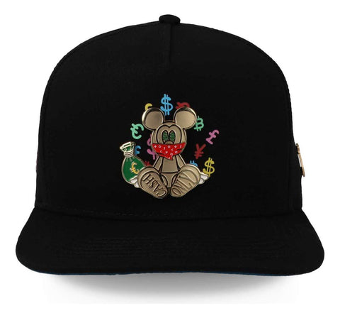 Gorra Cash Only 23 Rich Golden Mouse Negro Unitalla