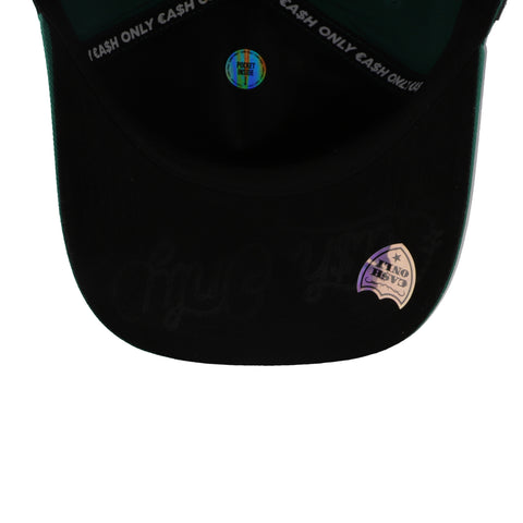 Gorra Cash Only Drug Dealer 1030 Curve Verde Unitalla
