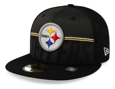 Gorra New Era 59 Fifty NFL Steelers Training 2023 Negro Cerrada