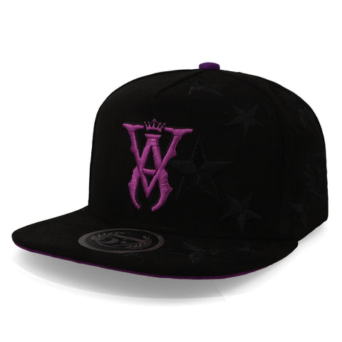 Gorra 5.7 VA Purple Stars Black Premium SNK
