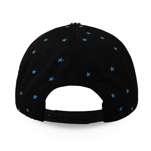 Gorra 5.7 Five Seven Skull Blue Stars Negro Unitalla