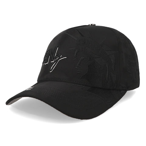 Gorra 5.7 NY Dreams Premium Negro Snapback Curva Unitalla