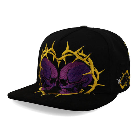 Gorra 5.7 Skull Chains Love Negro Unitalla