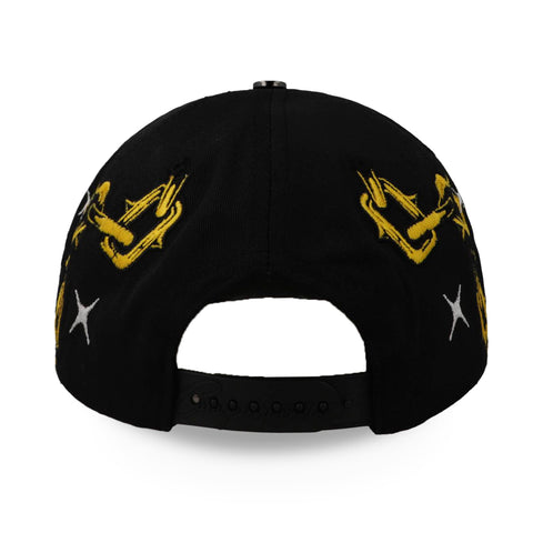 Gorra 5.7 Skull Chains Love Negro Unitalla