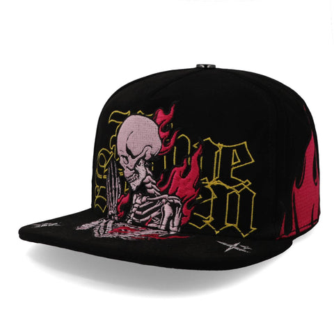 Gorra 5.7 Skull 3 Amarillo Rosa Unitalla