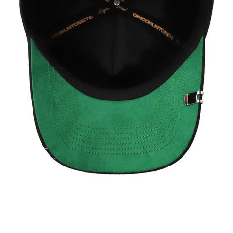 Gorra 5.7 San Judas F25 Negro Dorado Unitalla