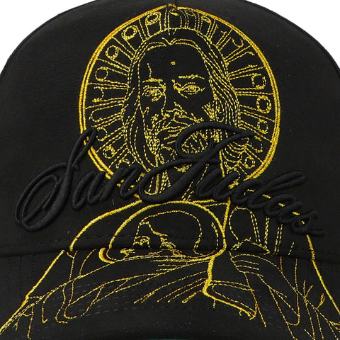 Gorra 5.7 San Judas F25 Negro Dorado Unitalla