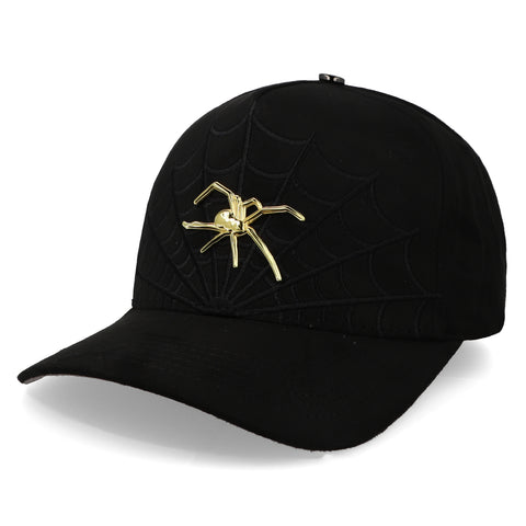 Gorra 5.7 Metal Gold Spider Premium Curve Unitalla