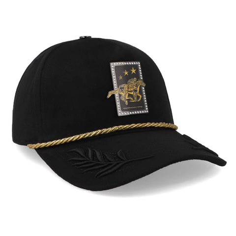 Gorra 5.7 Ranch Diamonds Carta Caballo Negra Unitalla