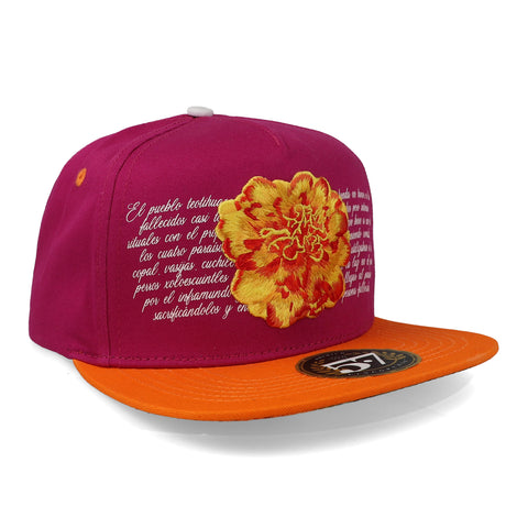 Gorra 5.7 Dia De Muertos Cempasúchil Snk Unitalla