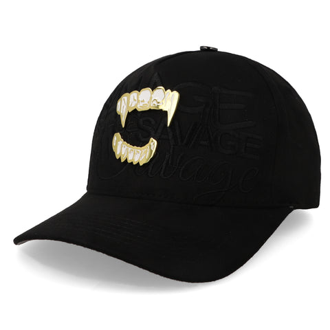 Gorra 5.7 Metal Gold Savage Fangs Premium Curve Unitalla