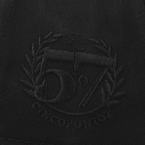 Gorra 5.7 Five Seven Letters Premium Negro Curva Unitalla