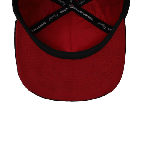 Gorra 5.7 Skull Fire Broken Heart Negro Unitalla