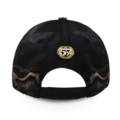 Gorra 5.7 Emblema Gold Premium Curve Unitalla
