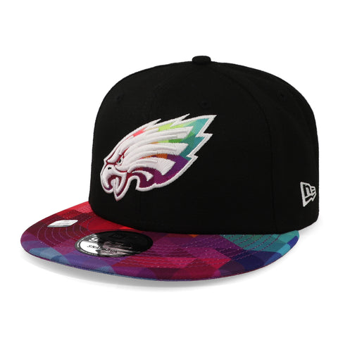 Gorra New Era 9 Fifty NFL Eagles Crucial Catch 23 Negro Unitalla