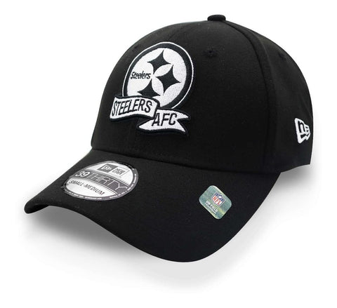 Gorra New Era 39 Thirty NFL Steelers Sideline 22 Negro Cerrada
