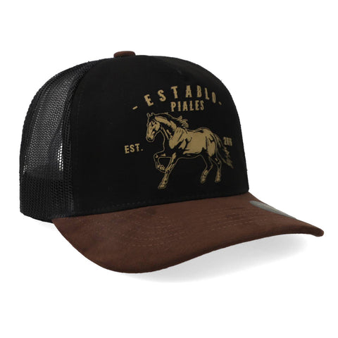 Gorra Piales Establo II Sku0247 Negro Café Unitalla