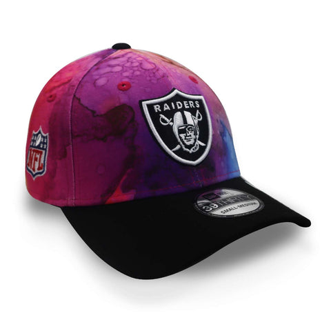Gorra New Era 39Thirty NFL Raiders Crucial Catch 22 Rosa