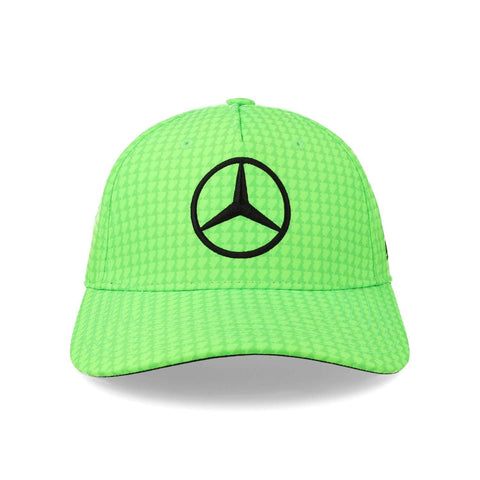 Gorra Mercedes Hamilton British Edition Verde Neon Uni