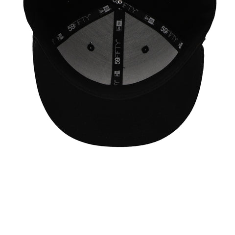 Gorra New Era 59 Fifty LMB Charros Black On Black Cerrada