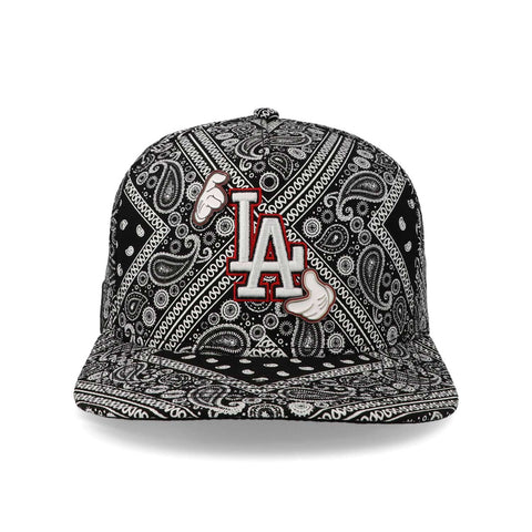 Gorra Cash Only Ny Bandana Snap Negro Unitalla