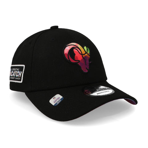 Gorra New Era 9Forty NFL Rams Crucial Catch 23 Negro