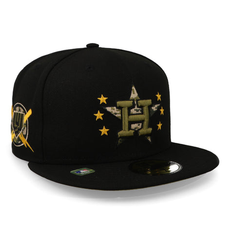Gorra New Era 59 Fifty MLB Astros Afd Negro Cerrado