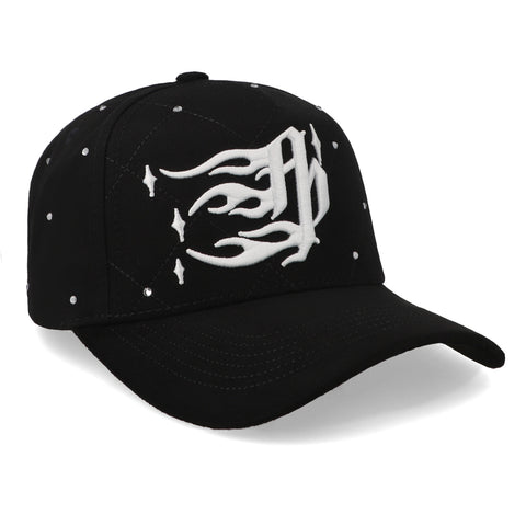 Gorra Aplomo AP Flames N Diamonds Negro Unitalla