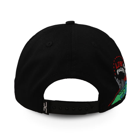 Gorra JC Hats University of Life Negro Unitalla