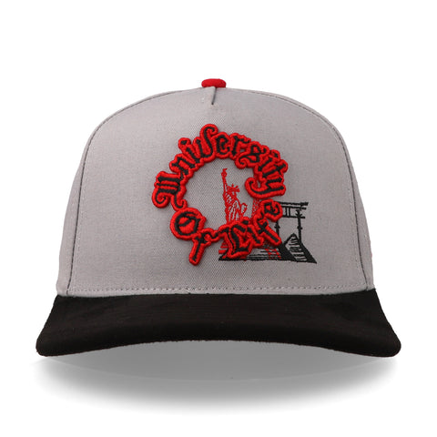 Gorra JC Hats University of Life Gris/Negro Unitalla