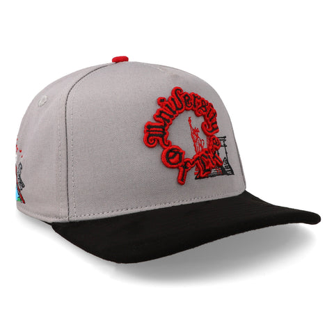 Gorra JC Hats University of Life Gris/Negro Unitalla