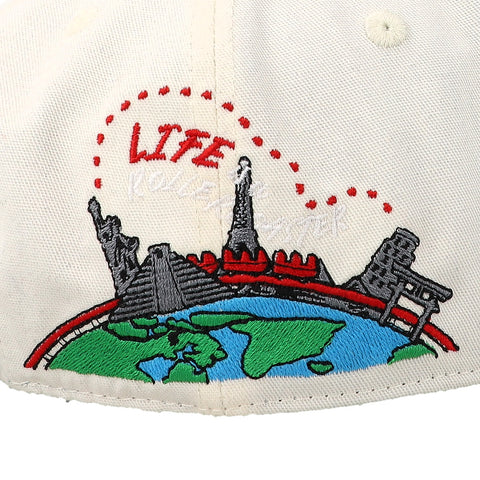 Gorra JC Hats University of Life Beige/Azul Marino Unitalla