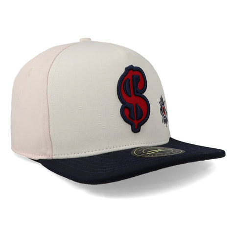 Gorra JC Hats Cash Money Beige/Azul Marino Unitalla